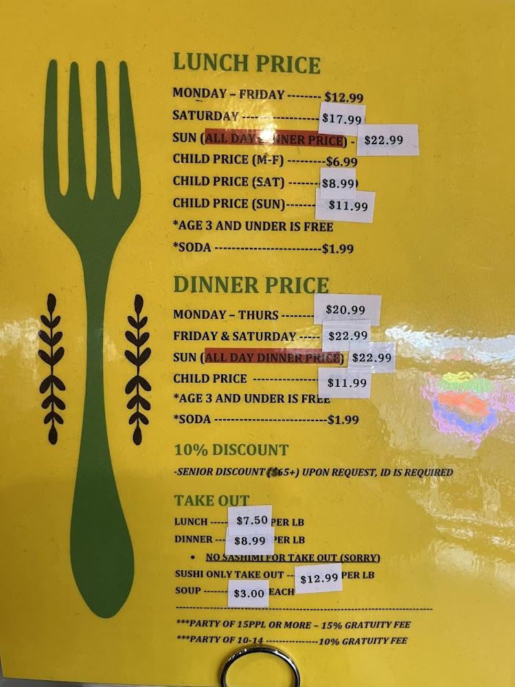 Hibachi Grill & Supreme Sushi Buffet Salmon Pokie Bowl